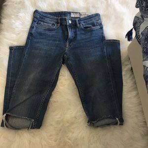 All saints distressed jeans